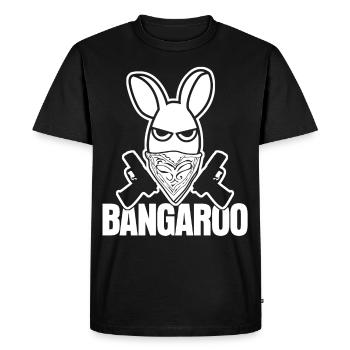 Kangourou Bangaroo Kangourous - T-shirt Premium bio Homme - noir - Devant - Nico (187cm)
