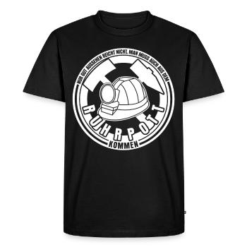Exploitation minière de la région de la Ruhr Disant Ruhrpott - T-shirt Premium bio Homme - noir - Devant - Nico (187cm)