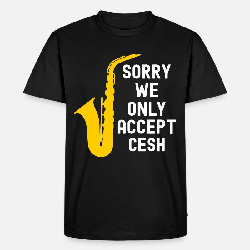 Jazz Tshirt - Männer Premium Bio T-Shirt - Schwarz