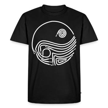 Synthétiseurs Yin et Yang Synthétiseurs - T-shirt Premium bio Homme - noir - Devant - Nico (187cm)