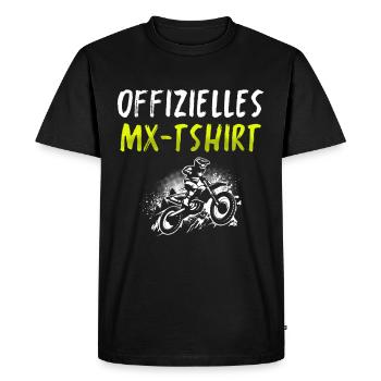 Cadeau Motocross pour Enduro Supermoto Dirt Bike - T-shirt Premium bio Homme - noir - Devant - Nico (187cm)