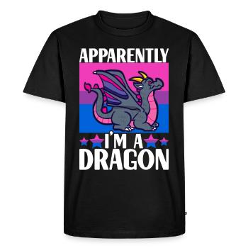 Bisexuels LGBTQ - T-shirt Premium bio Homme - noir - Devant - Nico (187cm)