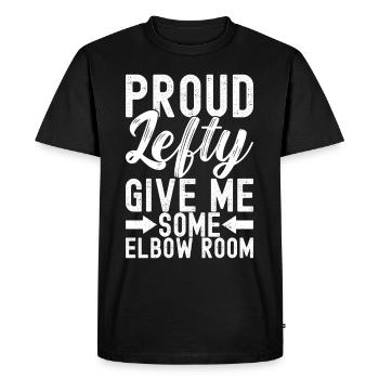 Gaucher - T-shirt Premium bio Homme - noir - Devant - Nico (187cm)