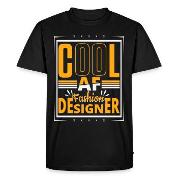 AF Fashion Designer - Men's Premium Organic T-Shirt - black - Front - Nico (187cm)
