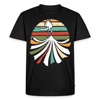 Dress Fashion Dress Vintage - Men's Premium Organic T-Shirt - black - Front - Nico (187cm)
