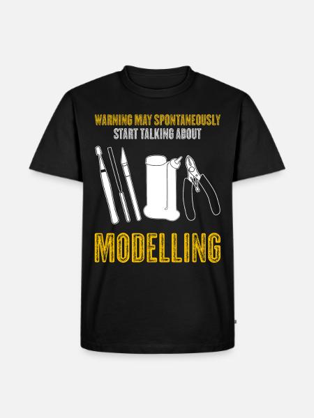 Modellbau Tabletop lustig Modellbauer - Männer Premium Bio T-Shirt - Schwarz