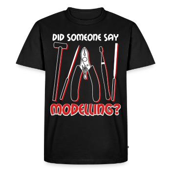 Modellbau Tabletop Witz Modellbauer - T-shirt Premium bio Homme - noir - Devant - Nico (187cm)