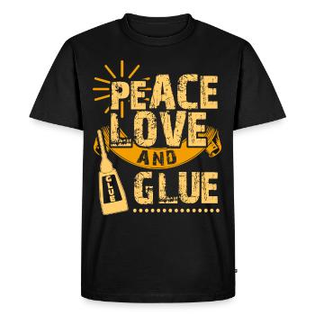 Modélisme sur table en disant Modéliste Créateur - T-shirt Premium bio Homme - noir - Devant - Nico (187cm)