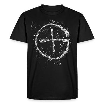 Géocacher Geocache - T-shirt Premium bio Homme - noir - Devant - Nico (187cm)