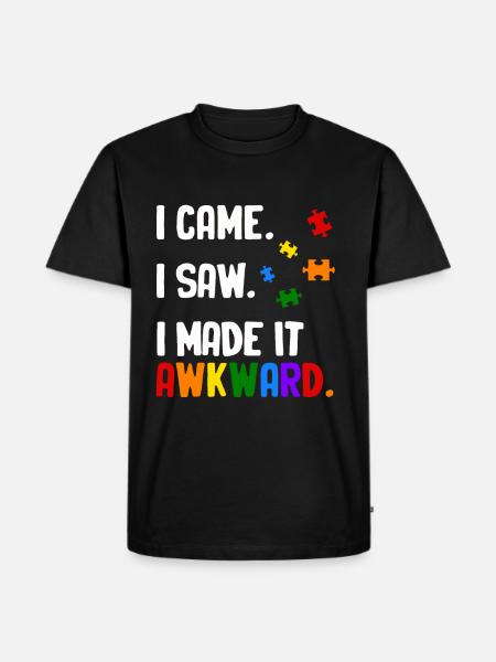 Autism - Men's Premium Organic T-Shirt - black