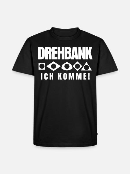 Zerspaner Zerspanungsmechaniker Dreher - Männer Premium Bio T-Shirt - Schwarz