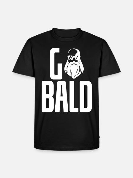 Bald Cool Sunglasses - Men's Premium Organic T-Shirt - black