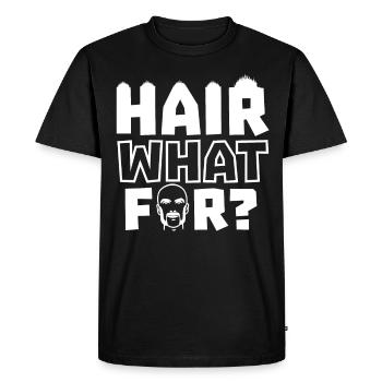 What Is It For Bald Head Humor - Men's Premium Organic T-Shirt - black - Front - Nico (187cm)