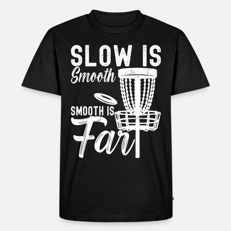Disc Golf Disc Golfer - Männer Premium Bio T-Shirt - Schwarz
