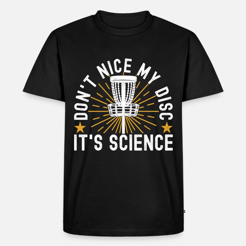 Disc Golf Disc Golfer - Männer Premium Bio T-Shirt - Schwarz