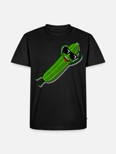 Cucumber Sunglasses Cucumbers - Men's Premium Organic T-Shirt - black
