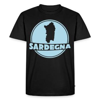 Sardegna Île Sardaigne Sardaigne - T-shirt Premium bio Homme - noir - Devant - Nico (187cm)
