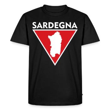 Sardaigne Sardaigne Italie Sardaigne - T-shirt Premium bio Homme - noir - Devant - Nico (187cm)