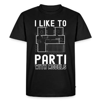 Architect Architecture - Men's Premium Organic T-Shirt - black - Front - Nico (187cm)