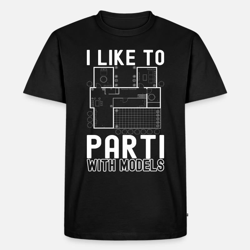 Architecture d’architecte - T-shirt Premium bio Homme - noir