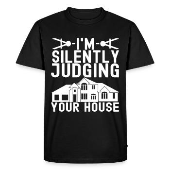 Architect Architecture - Men's Premium Organic T-Shirt - black - Front - Nico (187cm)