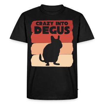 Degu Disant Degus - T-shirt Premium bio Homme - noir - Devant - Nico (187cm)