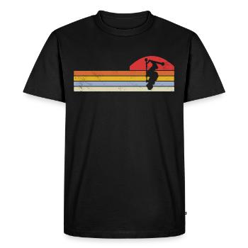 Stunt Scooter Trick Scooter Skate Hall - Men's Premium Organic T-Shirt - black - Front - Nico (187cm)
