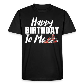 Kartsport Kart Driver Go Kart Gift Idea - Men's Premium Organic T-Shirt - black - Front - Nico (187cm)