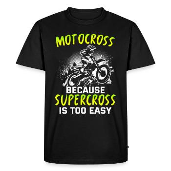 Motocross - T-shirt Premium bio Homme - noir - Devant - Nico (187cm)
