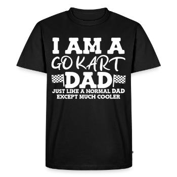 Kartsport Kart Driver Go Kart Gift Idea - Men's Premium Organic T-Shirt - black - Front - Nico (187cm)