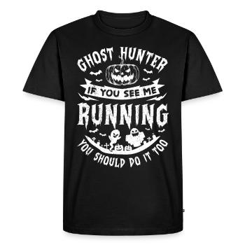 Halloween Gift Killer Skeleton Killer Horror - Men's Premium Organic T-Shirt - black - Front - Nico (187cm)