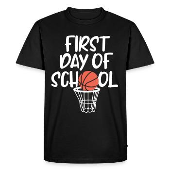 Dictons de basket-ball amusants pour les joueurs de basket-ball - T-shirt Premium bio Homme - noir - Devant - Nico (187cm)