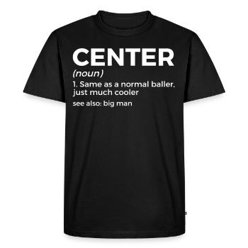 Dictons de basket-ball amusants pour les joueurs de basket-ball - T-shirt Premium bio Homme - noir - Devant - Nico (187cm)
