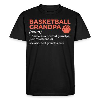 Dictons de basket-ball amusants pour les joueurs de basket-ball - T-shirt Premium bio Homme - noir - Devant - Nico (187cm)