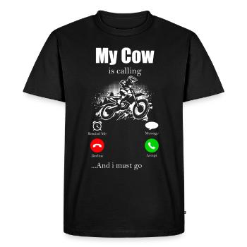Motocross - T-shirt Premium bio Homme - noir - Devant - Nico (187cm)