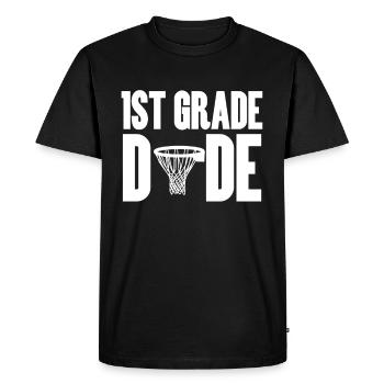 Dictons de basket-ball amusants pour les joueurs de basket-ball - T-shirt Premium bio Homme - noir - Devant - Nico (187cm)