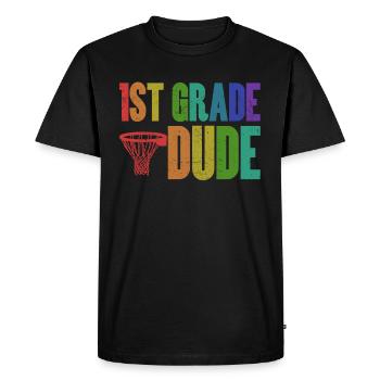 Dictons de basket-ball amusants pour les joueurs de basket-ball - T-shirt Premium bio Homme - noir - Devant - Nico (187cm)