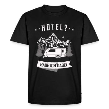 Wohnmobil Camping Zubehör - Männer Premium Bio T-Shirt - Schwarz - Vorne - Nico (187cm)