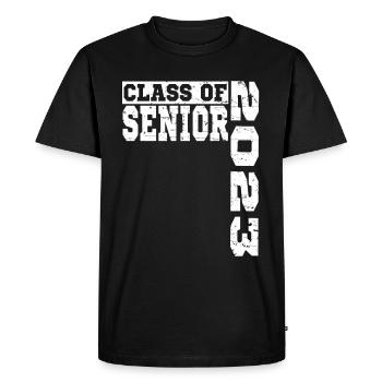 Class of senior 2023 - Men's Premium Organic T-Shirt - black - Front - Nico (187cm)