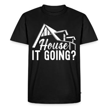 Marqueur immobilier Markler Immobilien - T-shirt Premium bio Homme - noir - Devant - Nico (187cm)