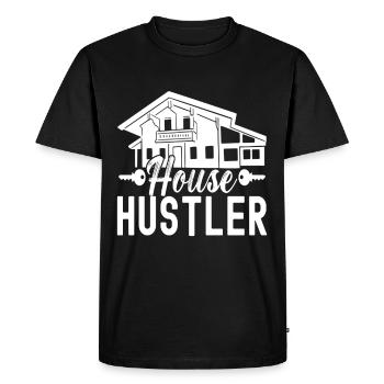Marqueur immobilier Markler Immobilien - T-shirt Premium bio Homme - noir - Devant - Nico (187cm)