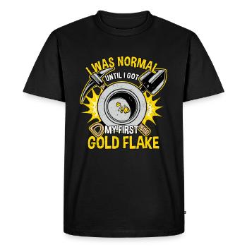 Chercheurs d’or Chercheurs d’or Chercheurs d’or Chercheurs d’or - T-shirt Premium bio Homme - noir - Devant - Nico (187cm)