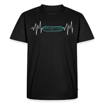 Concombre ECG Concombre - T-shirt Premium bio Homme - noir - Devant - Nico (187cm)