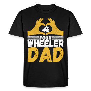 Quad Bike Quad Riders - Men's Premium Organic T-Shirt - black - Front - Nico (187cm)