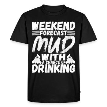 Quad Bike Quad Riders - Men's Premium Organic T-Shirt - black - Front - Nico (187cm)