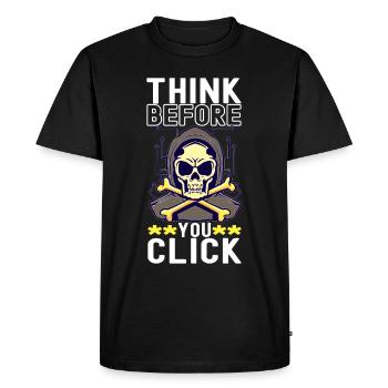 Programmierer Cyber Security - Männer Premium Bio T-Shirt - Schwarz - Vorne - Nico (187cm)