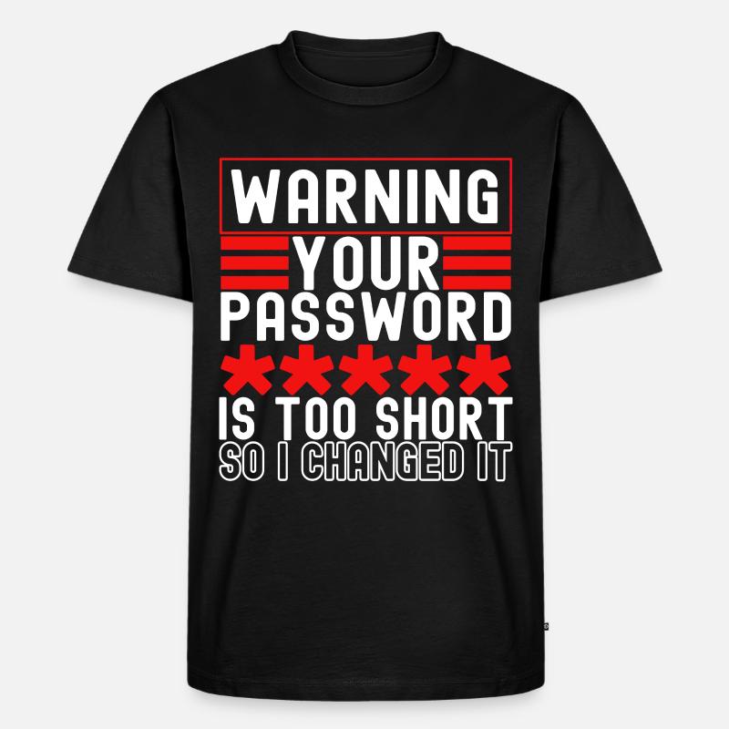 Programmierer Cyber Security - Männer Premium Bio T-Shirt - Schwarz