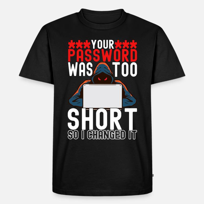 Programmierer Cyber Security - Männer Premium Bio T-Shirt - Schwarz