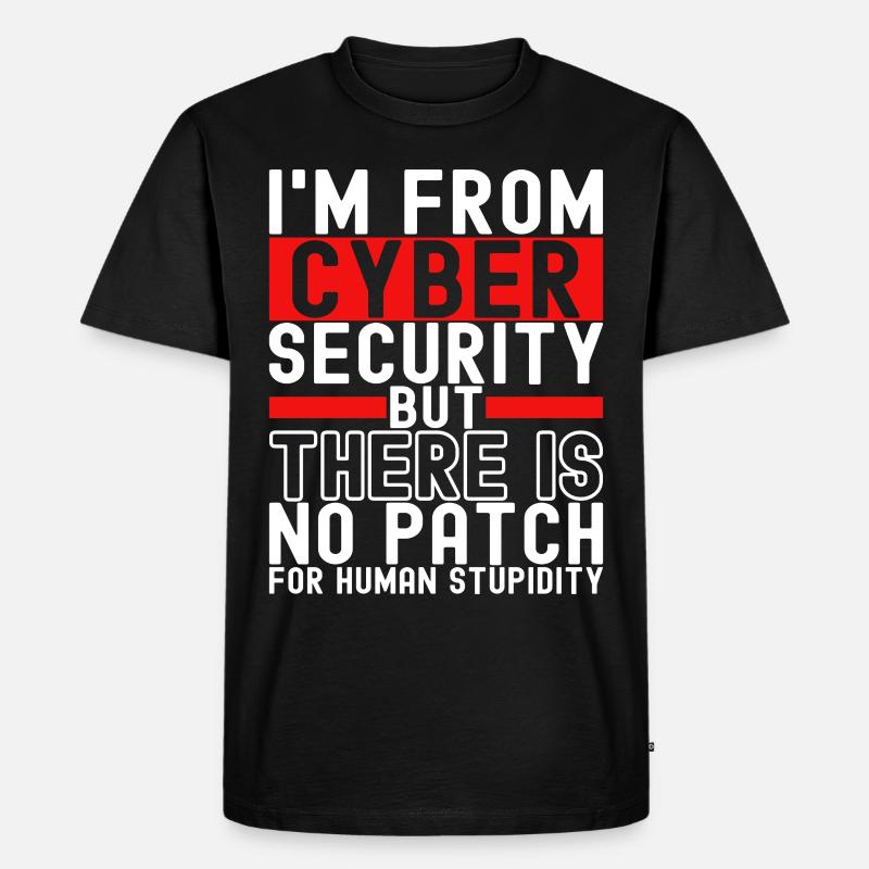 Programmierer Cyber Security - Männer Premium Bio T-Shirt - Schwarz