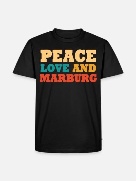 Marburger Marburg - Men's Premium Organic T-Shirt - black